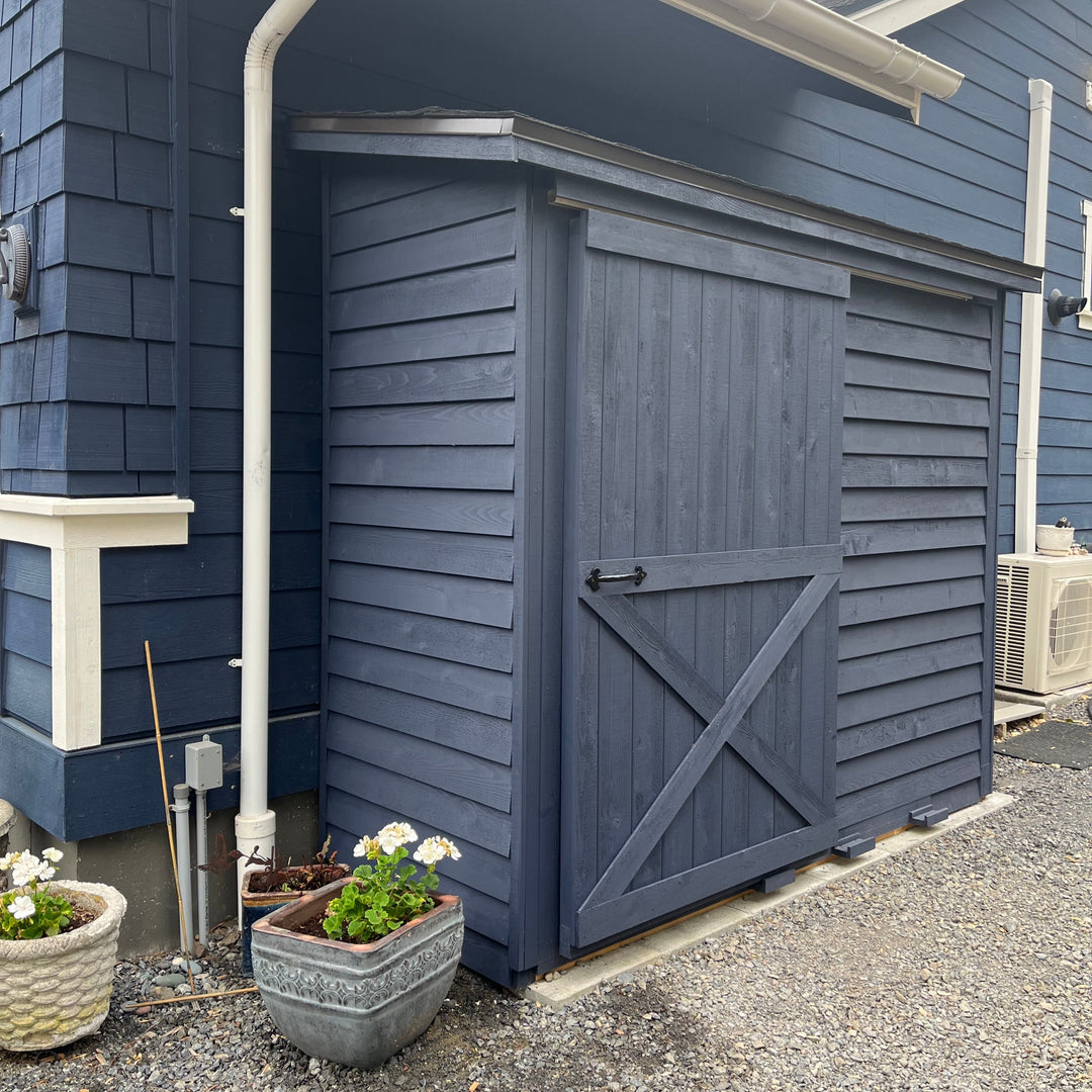Cedarbrook Bayside Lean-To Cedar Shed Kit (6'x3' to 12'x4') | Yardify