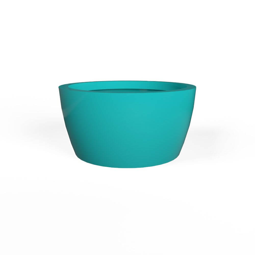 Jay Scotts Casablanca Fiberglass Round Planter Box - Size 20" x 10"H