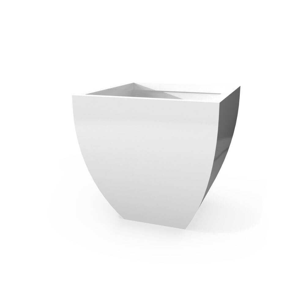 Jay Scotts Lima Square Tapered Fiberglass Planter Box - Size 30"L x 30"W x 30"H
