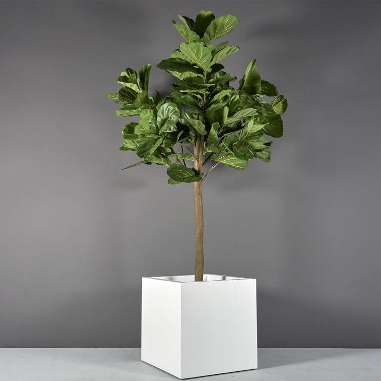 48 planter pots Jay Scotts Montroy Cube Fiberglass Square Planter Box