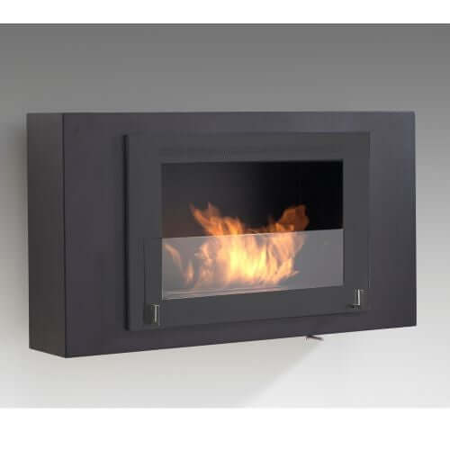 Eco-Feu WU-00172-BB Brooklyn Decorative Wall-Mounted Fireplace