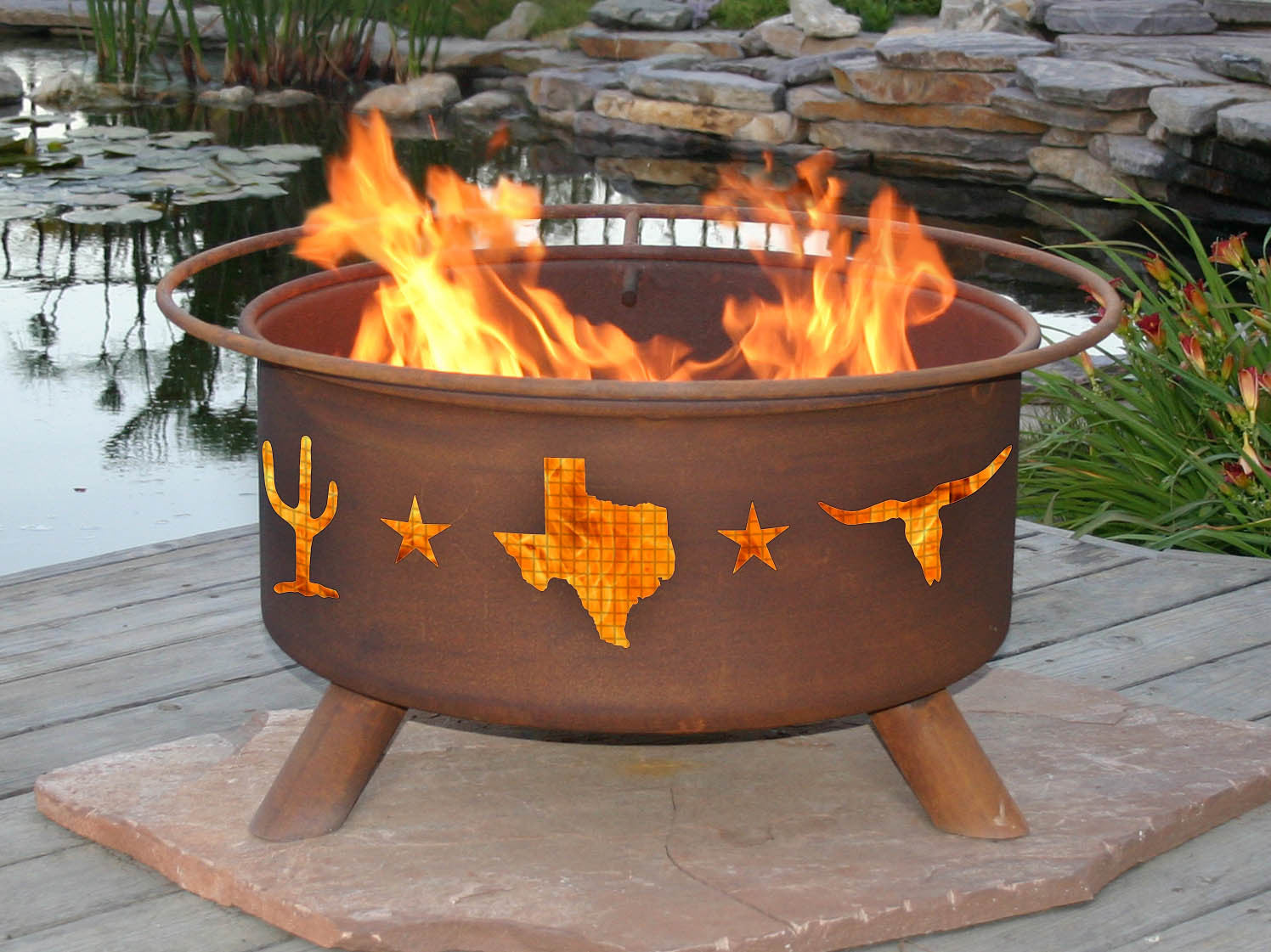Lone Star - Texas Fire Pit, Fireplace - Yardify.com