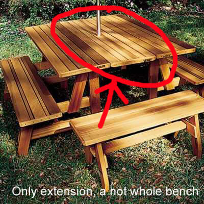 Herman Convertible Extension Leaf: 58.5L x 16"W