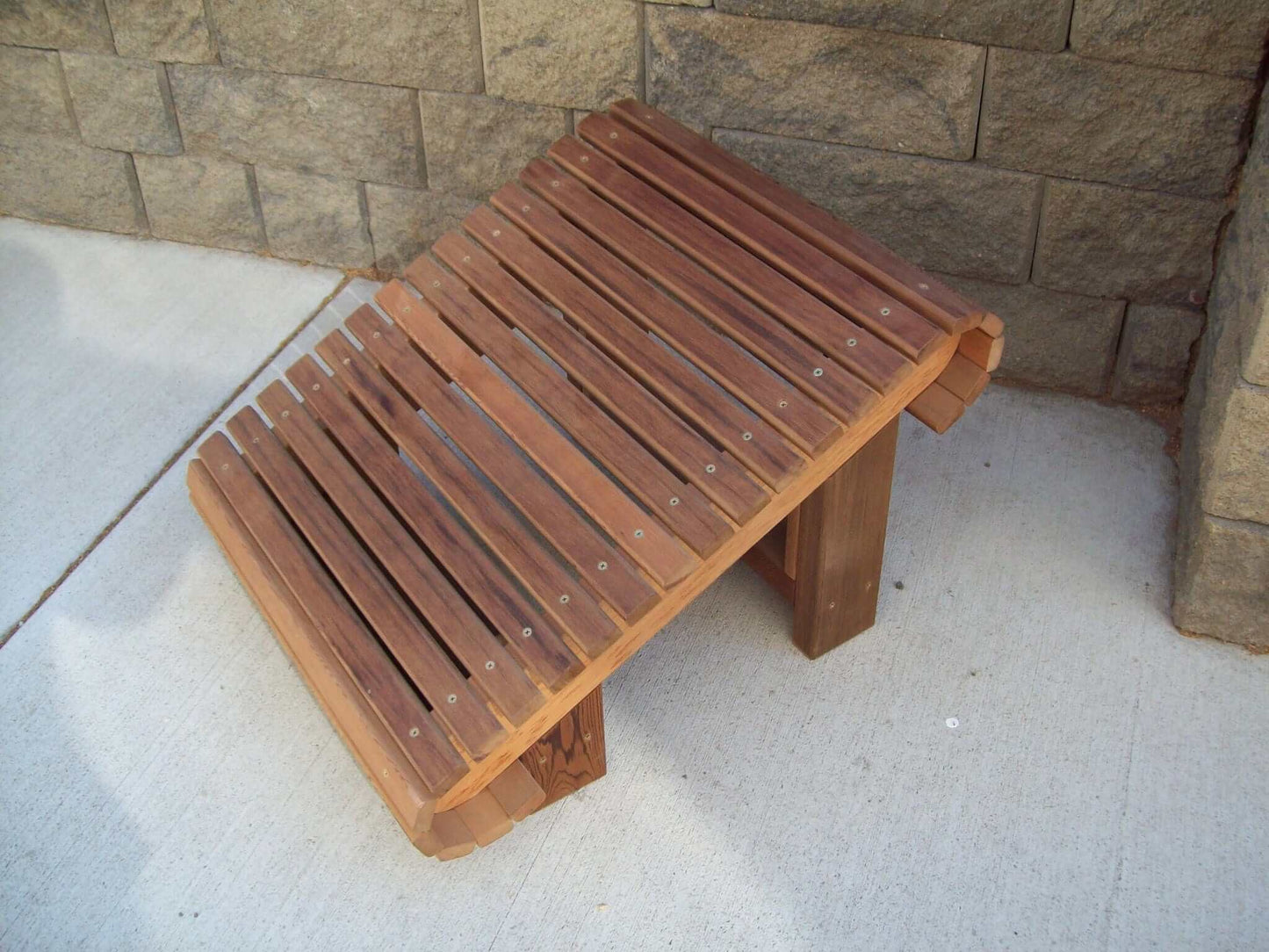 Wood Country Western Red Cedar Adirondack Chairs Ottoman, Chair - Yardify.com