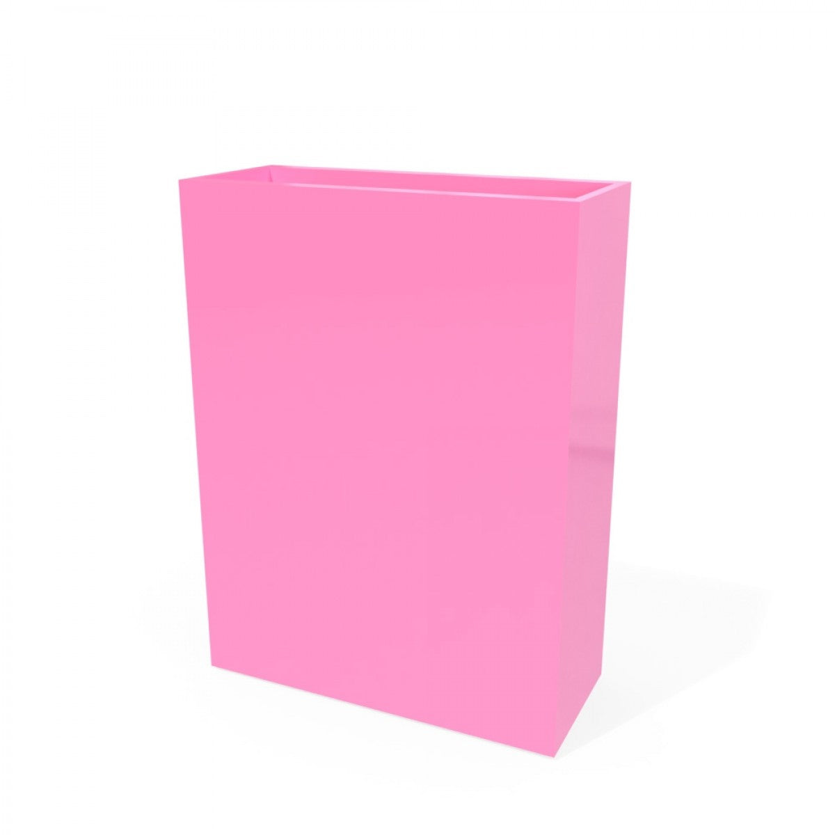 Jay Scotts Amesbury Narrow Rectangular Fiberglass Planter Box - 24"L x 10"W x 32"H