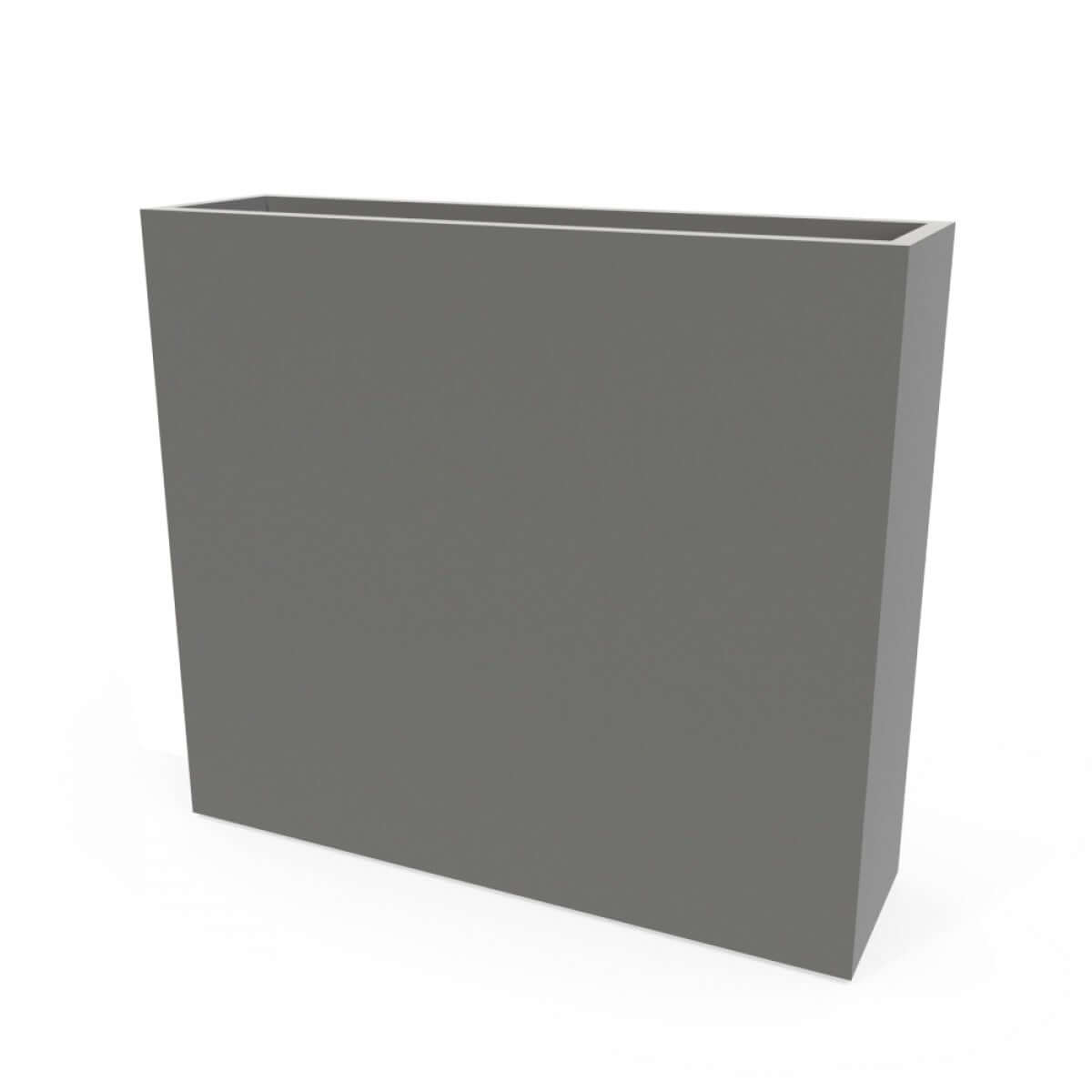 Jay Scotts Amesbury Narrow Rectangular Fiberglass Planter Box - 36"L x 10"W x 32"H