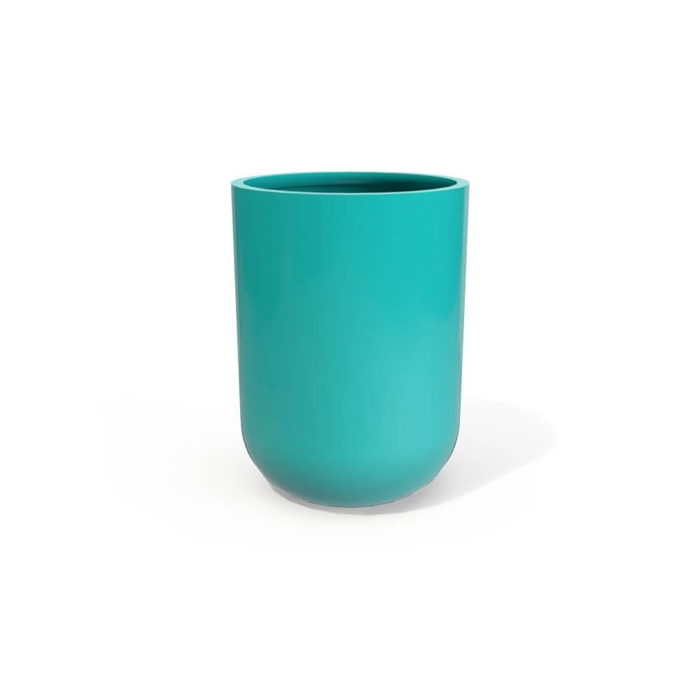 Jay Scotts Hayden Fiberglass Round Planter Box - Size 12" x 20"H