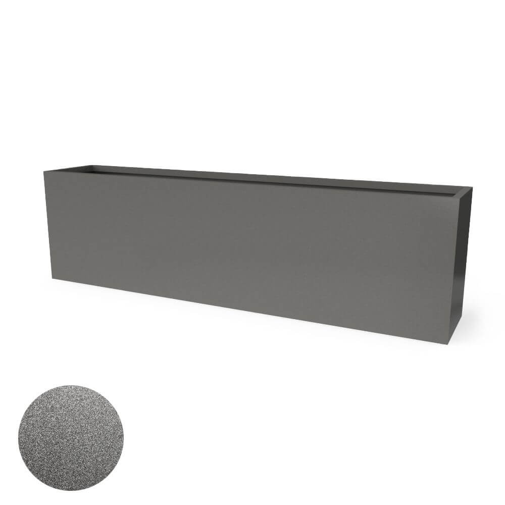 Jay Scotts Hudson Fiberglass Rectangular Planter Box - Size 100" x 18" x 28"H