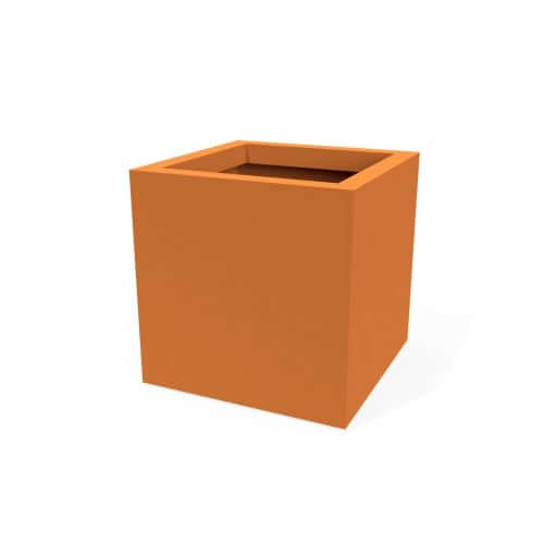 Jay Scotts Montroy Cube Fiberglass Square Planter Box - 28"L x 28"W x 28"H