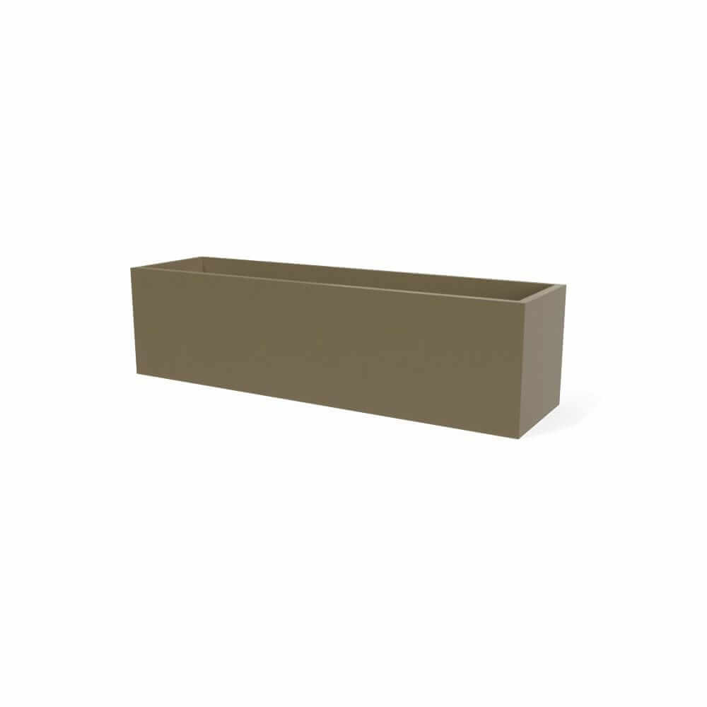 Jay Scotts Weir Table Top Fiberglass Planter Box - Size 26" x 7" x 7"H