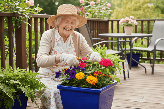 The Gift of Growth: Why a Bright Architectural Planter Is the Ultimate Gift for Grandparents