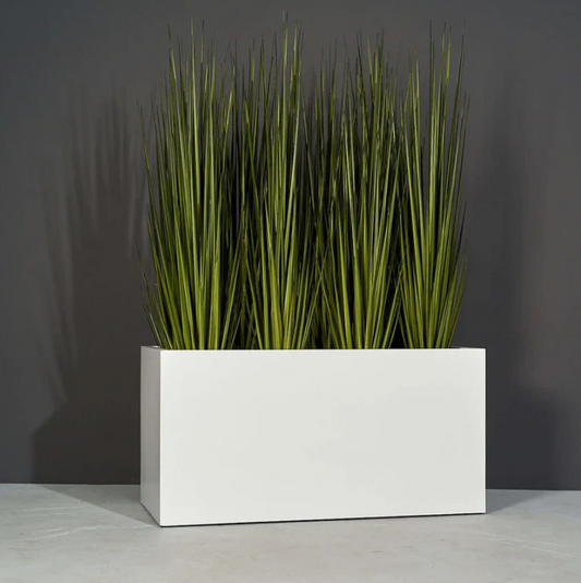 Jay Scotts Granada 60″ Wide Rectangular Fiberglass Planter: The Hospitality Industry's Pool Deck Standard