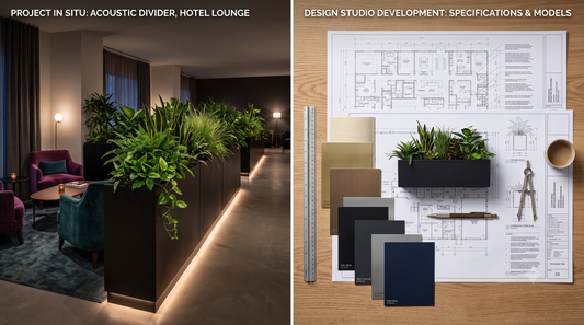 Acoustic Office Planters: The Architectural Guide to Green Partitions & Noise Damping