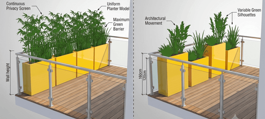 What Weighs 21 Pounds but Blocks a Neighbor's View? The Amesbury Tall Rectangular Planter Deep Dive