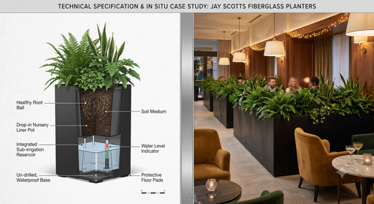 Maximizing Hotel Lobby Dwell Time: The Biophilic Design & Architectural Planter Guide