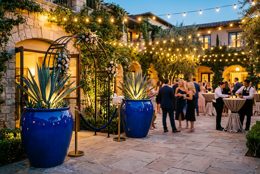 Why Large Bright Planters Drive Event Hospitality Revenue