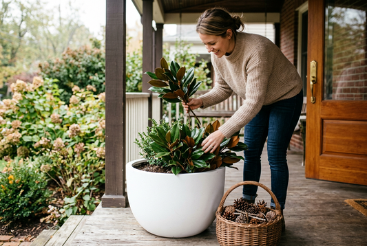 Simple Thanksgiving Planters: Effortless Autumn Hosting Decor