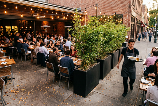 Privacy Planters for Restaurants: What Outdoor Seating Designers Get Wrong