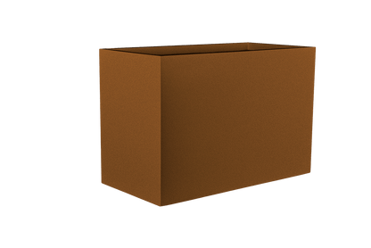 Brisbane RECTANGULAR FIBERGLASS PLANTER BOX - Size 72" L x 24" W x 32" H