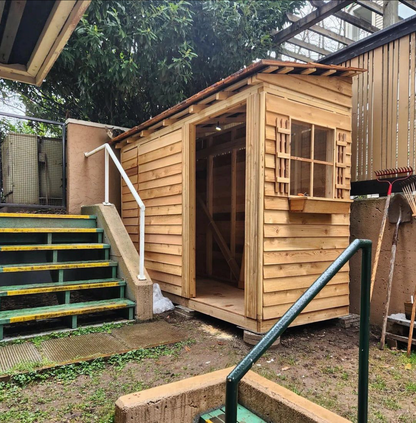 Cedarbrook Bayside Lean-To Cedar Shed Kit (6'x3' to 12'x4') | Yardify