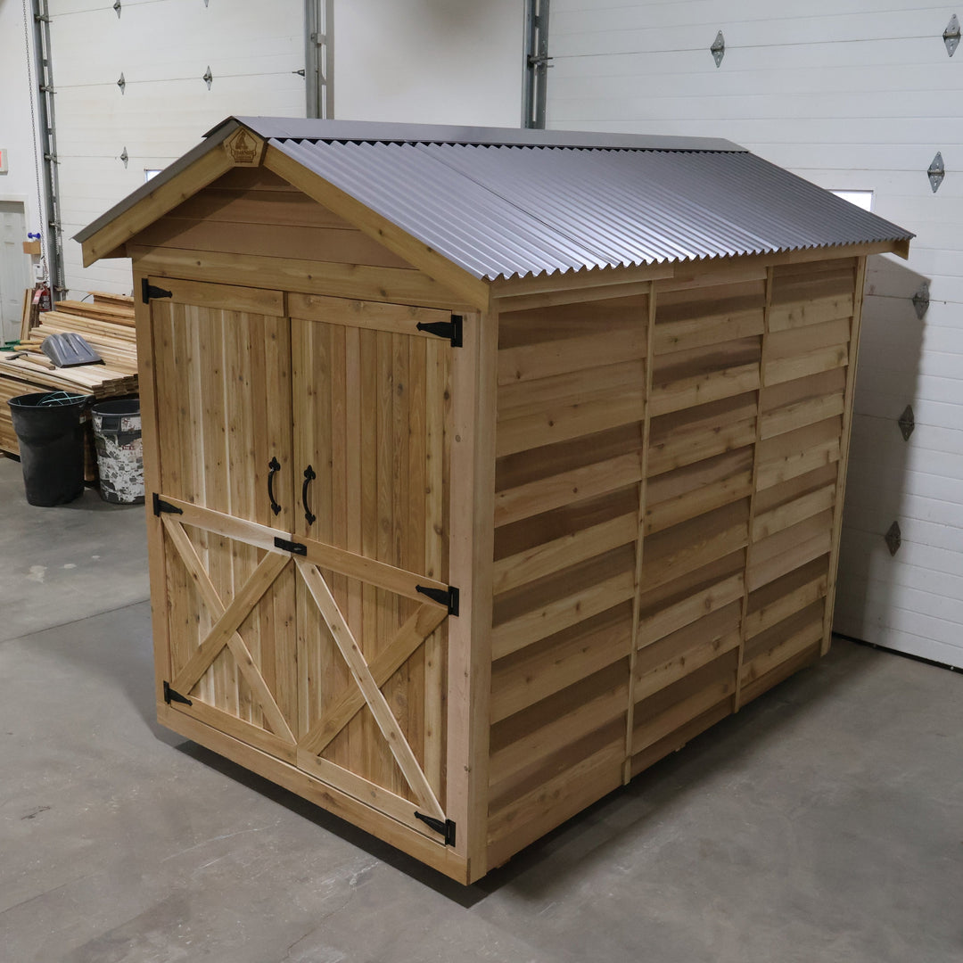 Homestead Rancher Cedar Storage Shed Kit (6'x6' to 10'x20')