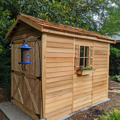 Homestead Rancher Cedar Storage Shed Kit (6'x6' to 10'x20')