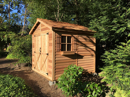 Homestead Rancher Cedar Storage Shed Kit (6'x6' to 10'x20')