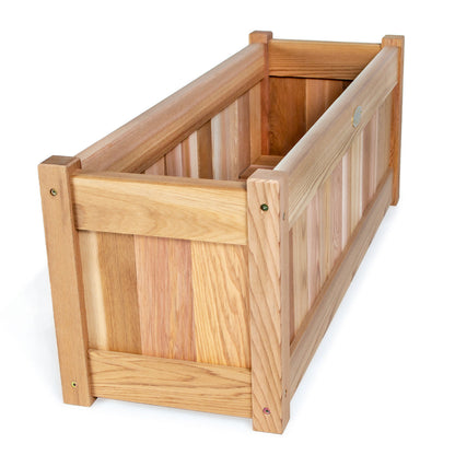 Cedar Pagoda Garden Arbor & Planter Box Set (PA96-Set)