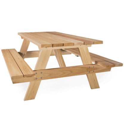 6-Ft Cedar Picnic Table with Benches (PT70)