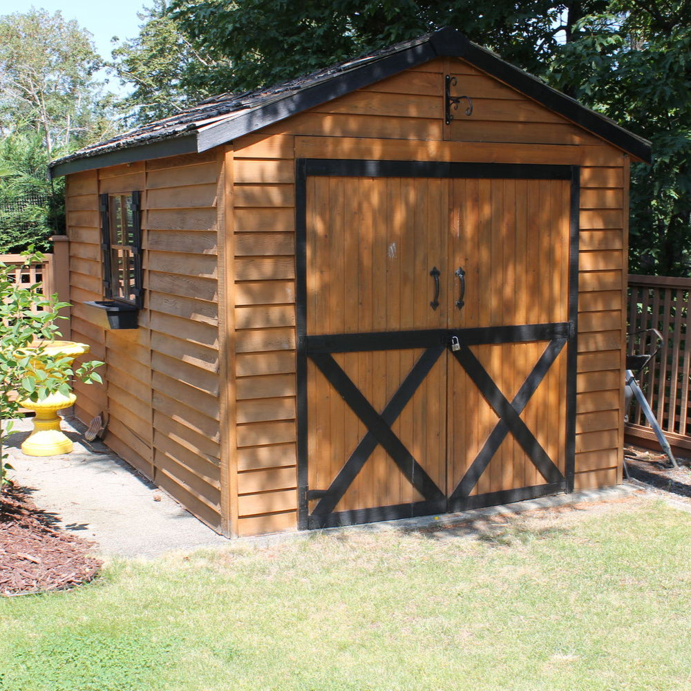 Homestead Rancher Cedar Storage Shed Kit (6'x6' to 10'x20')