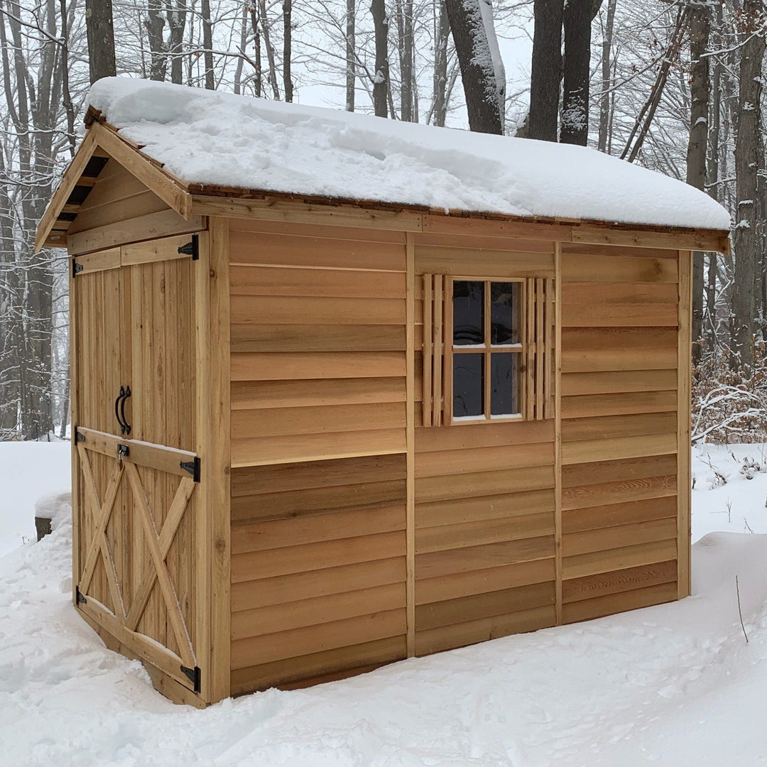 Homestead Rancher Cedar Storage Shed Kit (6'x6' to 10'x20')