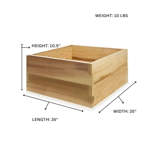 3-Ft Double Layer Raised Cedar Garden Box (RG36-2)