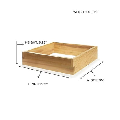 3-Ft Square Raised Cedar Garden Box (RG36)