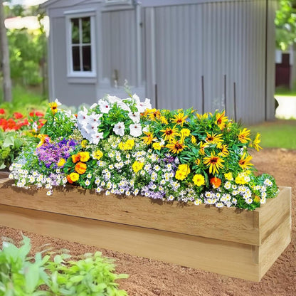 6x2-Ft Double Layer Raised Cedar Garden Box (RG72-2)