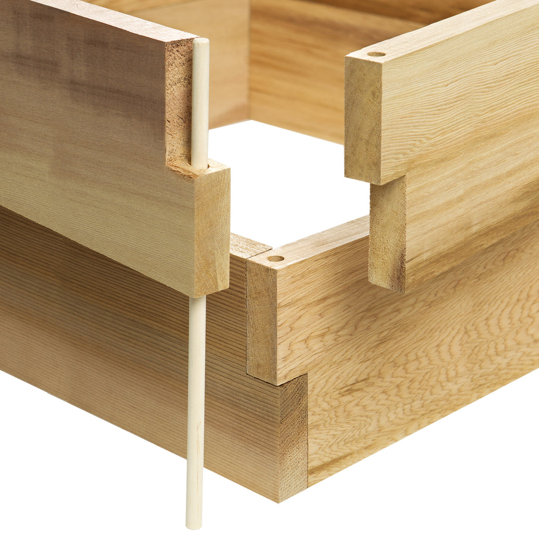 6x2-Ft Double Layer Raised Cedar Garden Box (RG72-2)