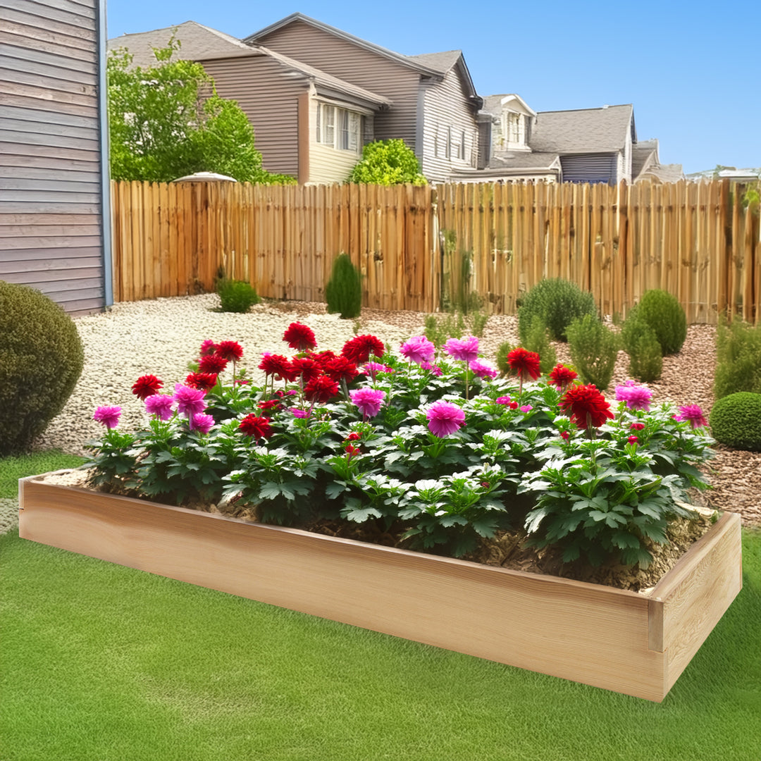 6-Ft x 2-Ft Raised Cedar Garden Box (RG72)