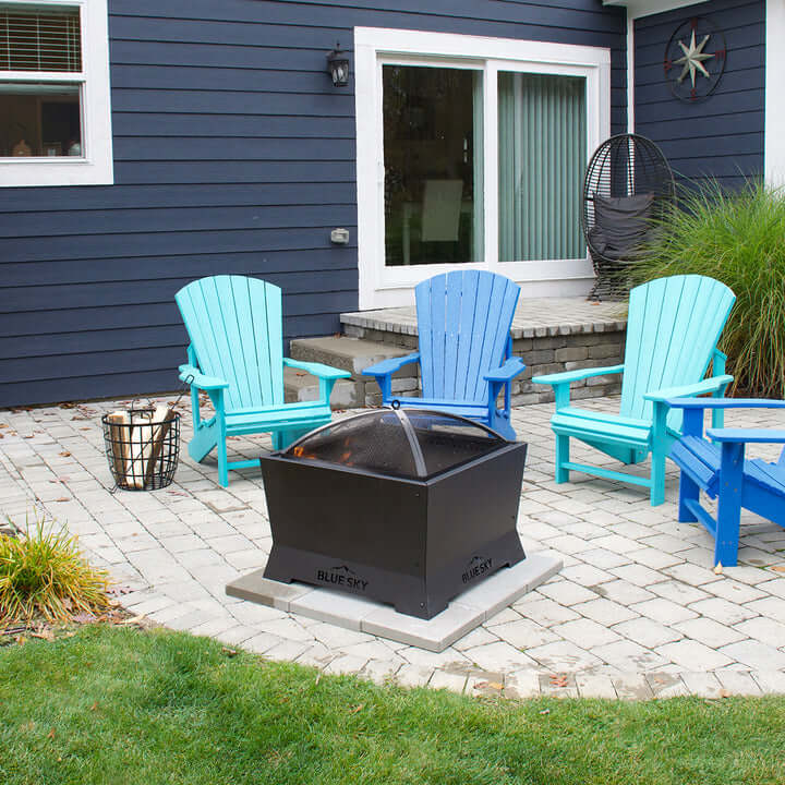 Square Mammoth Patio Smokeless 28" Fire Pit