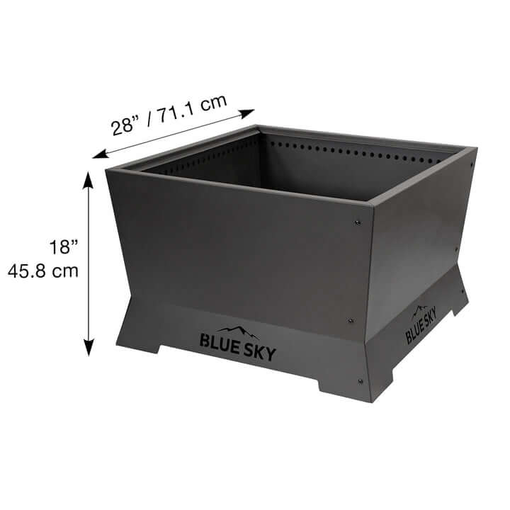 Square Mammoth Patio Smokeless 28" Fire Pit