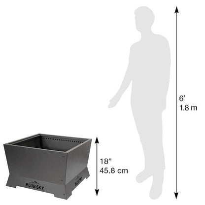 Square Mammoth Patio Smokeless 28" Fire Pit