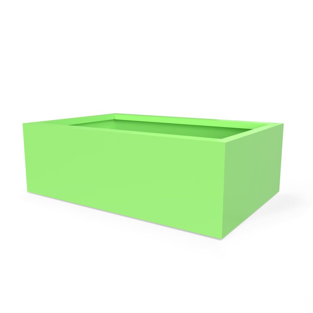ANTWERP RECTANGULAR FIBERGLASS PLANTER BOX - 60"L x 24"W x 12"H
