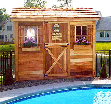 Garden Cabana Cedar Kit - Pool House & Outdoor Studio