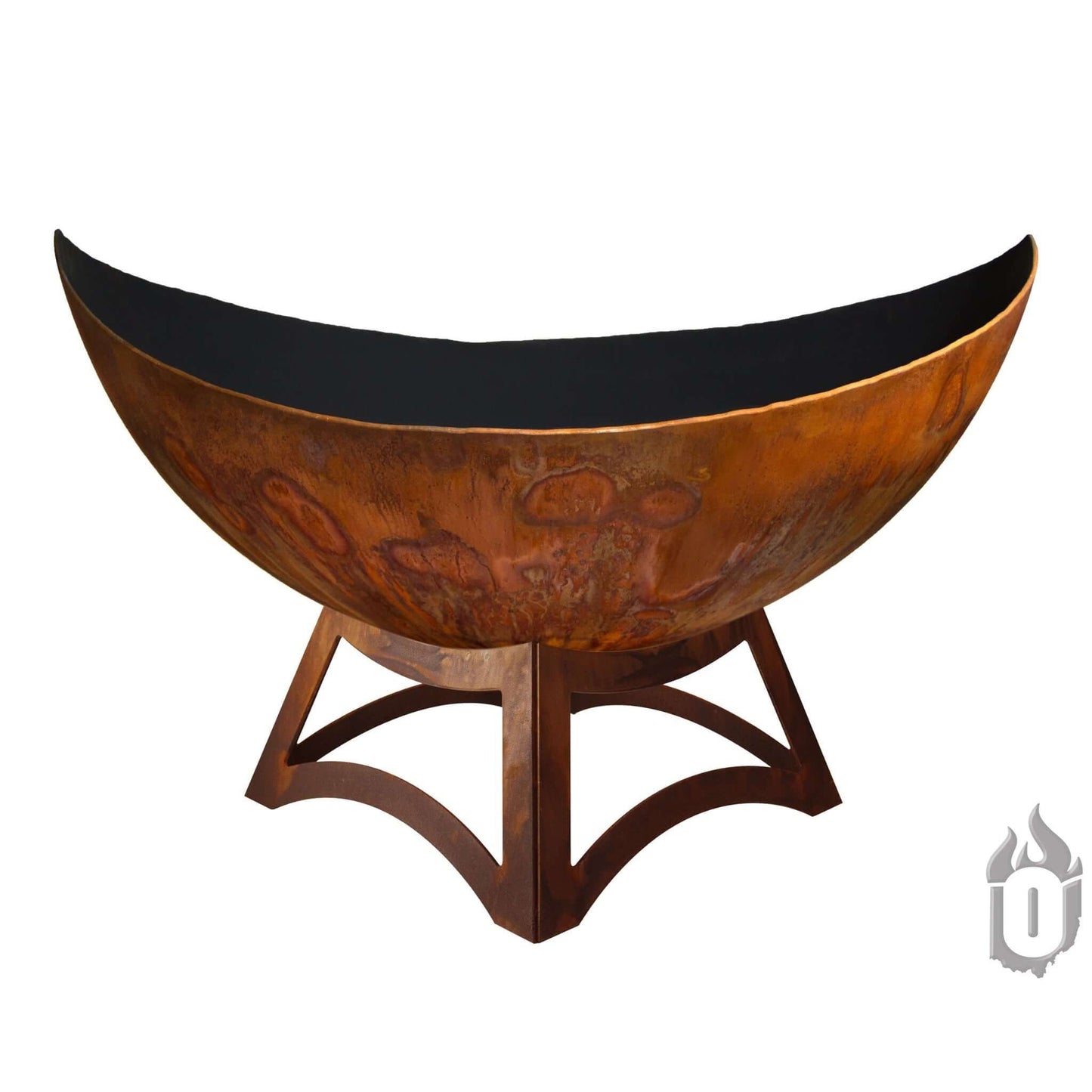 Ohio Flame Lunar Artisan Fire Bowl with Hollow Base