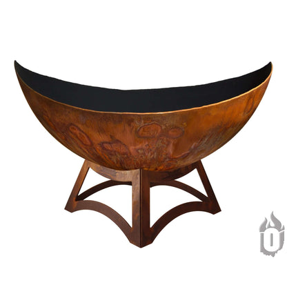 Ohio Flame Lunar Artisan Fire Bowl with Hollow Base