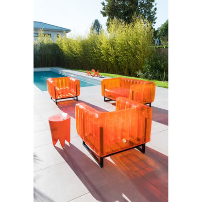 MOJOW - Yomi Lounge Garden Furniture Set - Orange