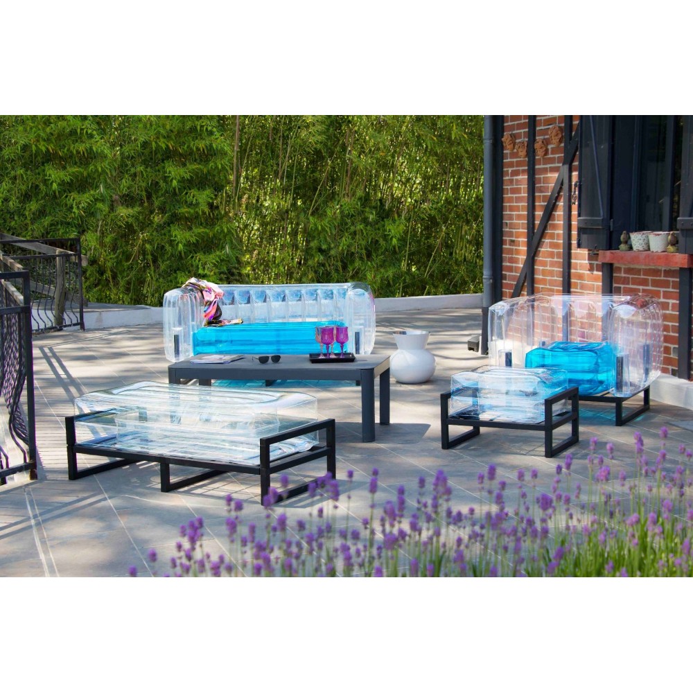 MOJOW - Yomi Lounge Garden Furniture Set - Transparent
