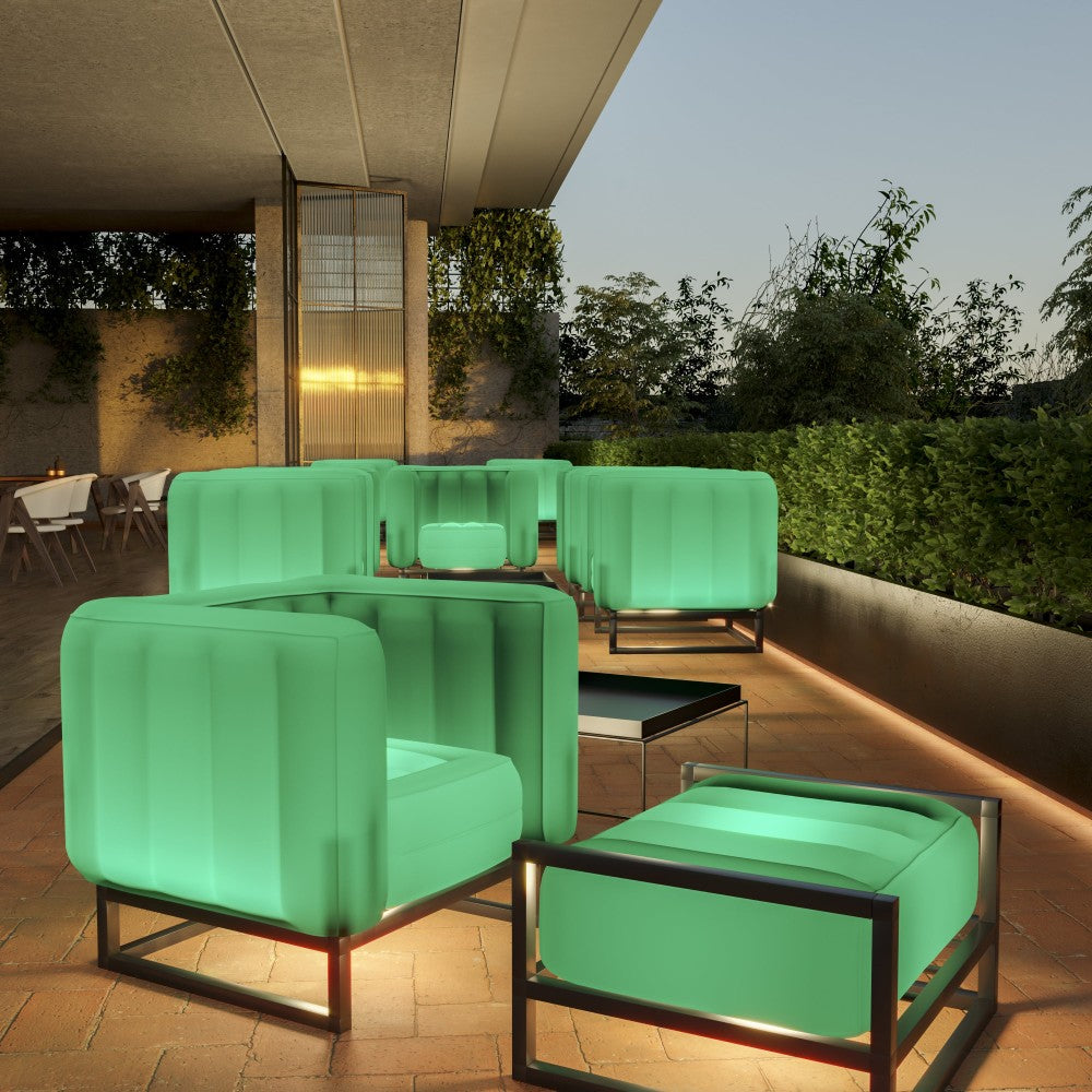 MOJOW - YOMI Luminous Lounge Garden - Green 3 Pieces