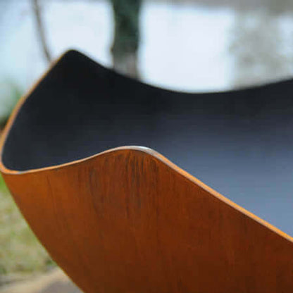 Fire Pit Art Manta Ray Handcrafted Carbon Steel Fire Pit (MR), Fireplace - Yardify.com