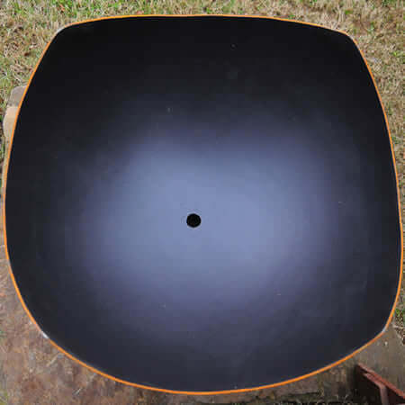 Fire Pit Art Manta Ray Handcrafted Carbon Steel Fire Pit (MR), Fireplace - Yardify.com