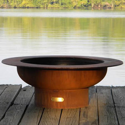 Fire Pit Art Saturn Handcrafted Carbon Steel Fire Pit (SAT), Fireplace - Yardify.com