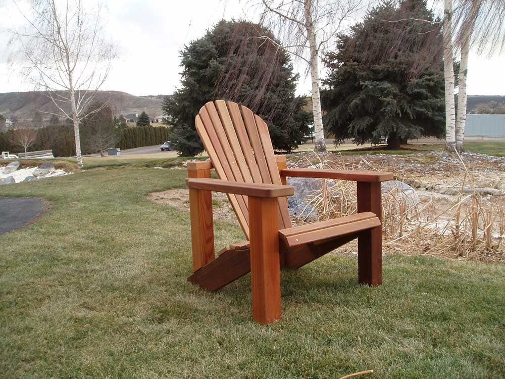 Wood Country Western Red Cedar Adirondack Chair - Welcome to Yardify